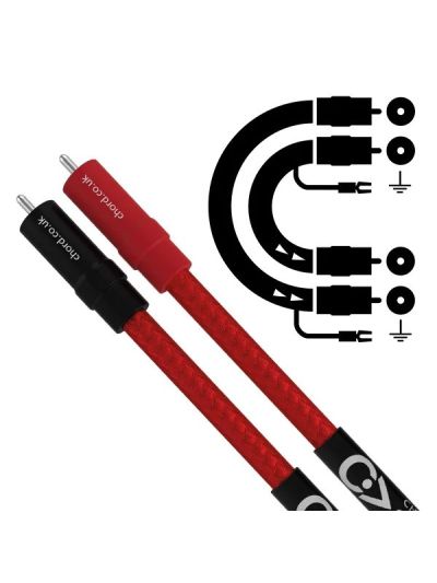 Chord ShawlineX 2RCA 轉 2RCA 轉盤線（附飛線）